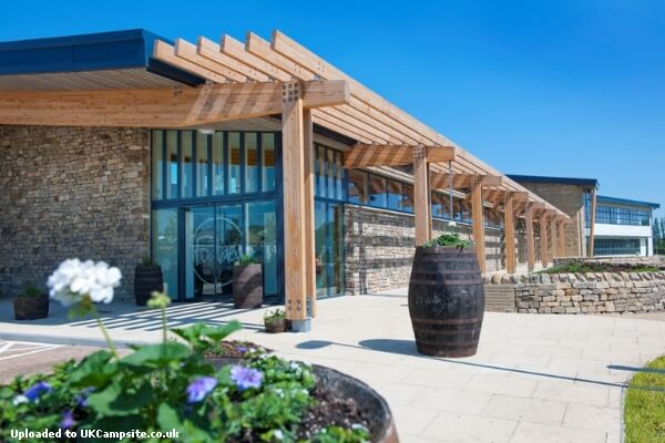 image of a modern restaurant at Harrogate caravan park