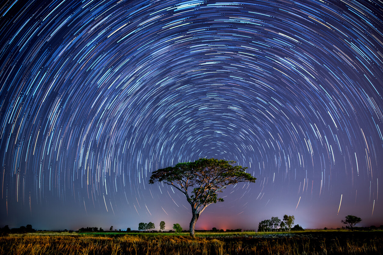 image of night sky spring photography