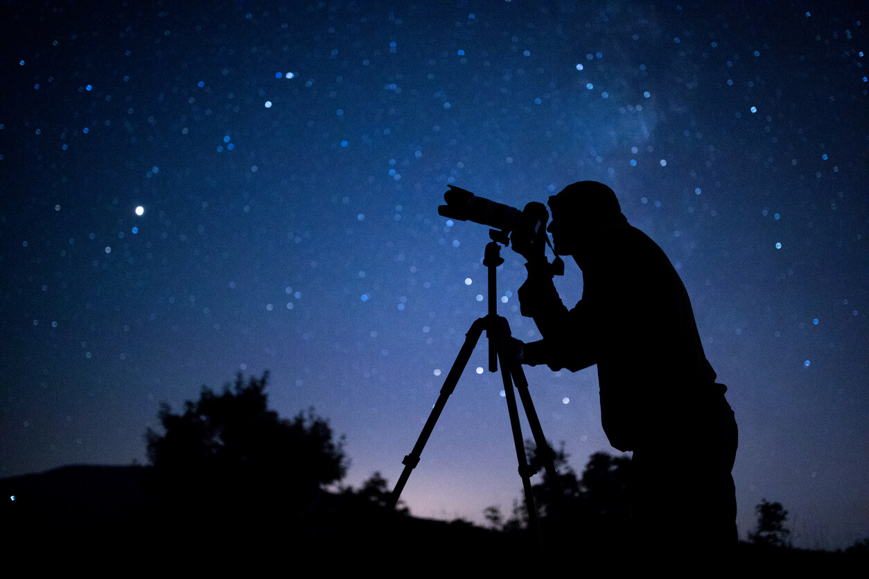 night sky and star photography image