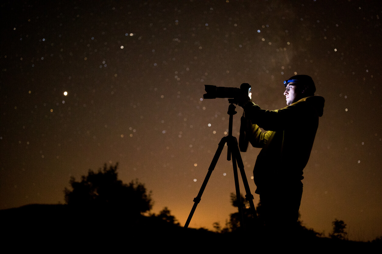 photographing the night sky