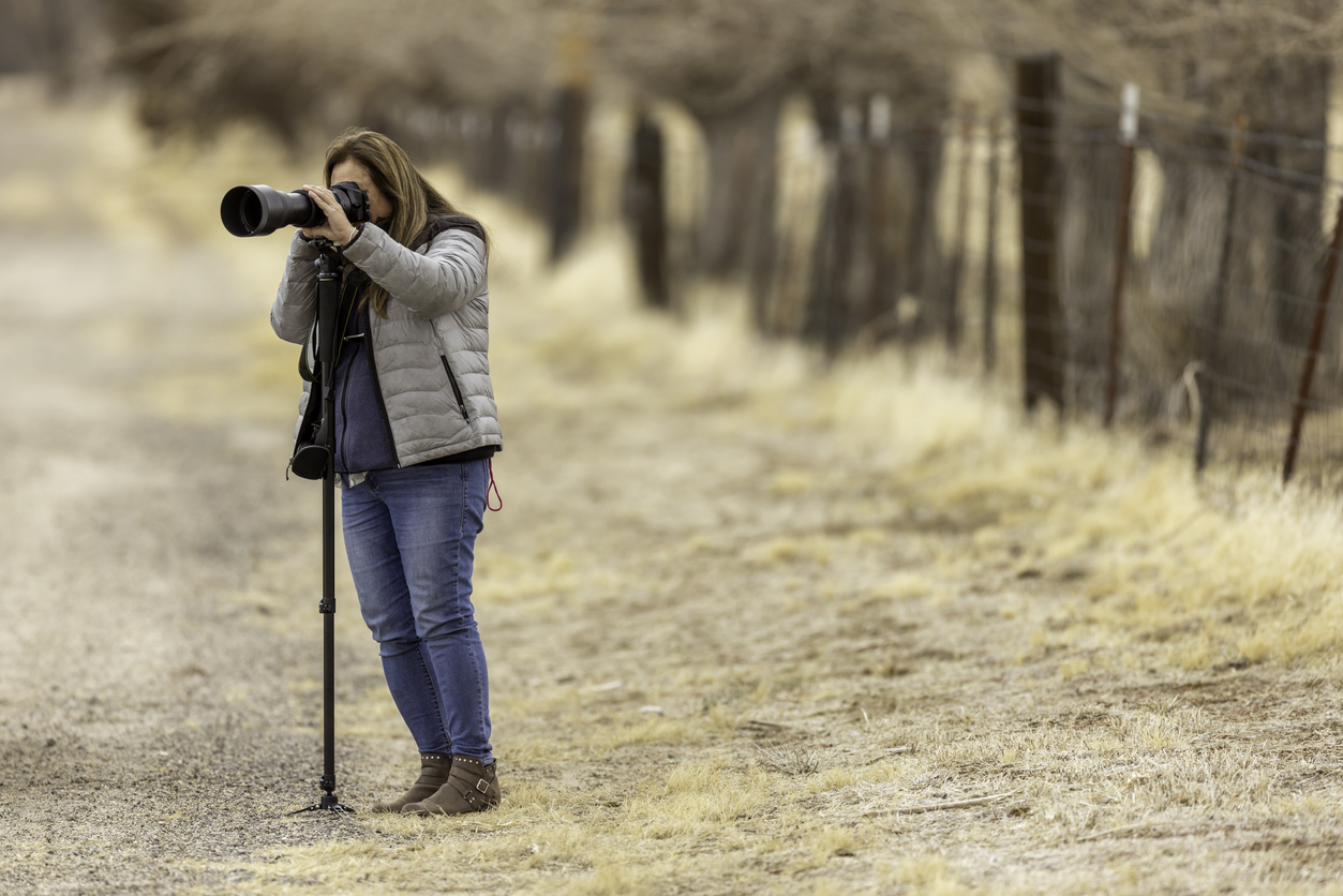 telephoto lens effects image