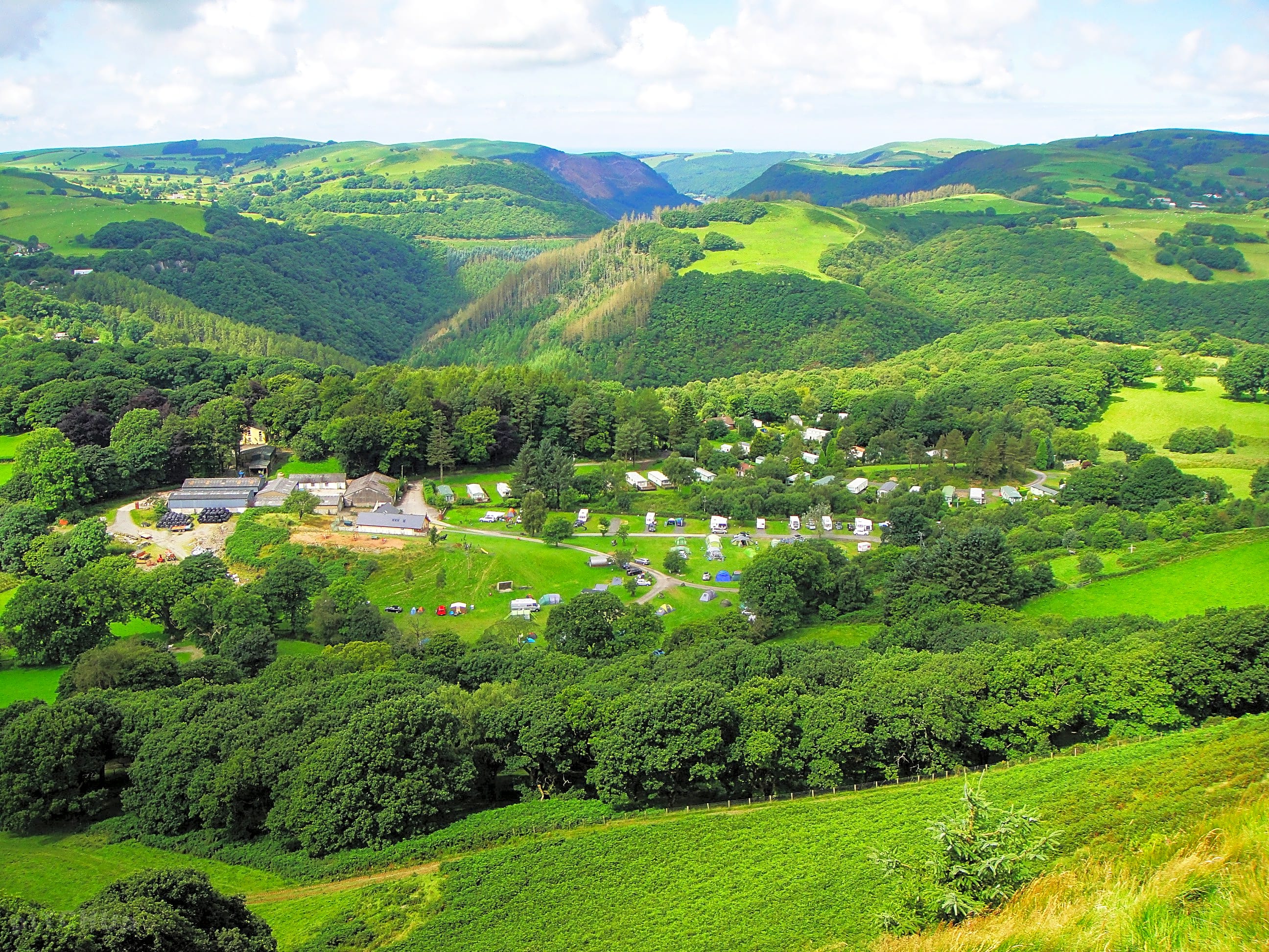 woodlands caravan site in wales