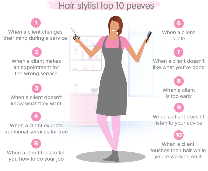 hair stylist pet peeves