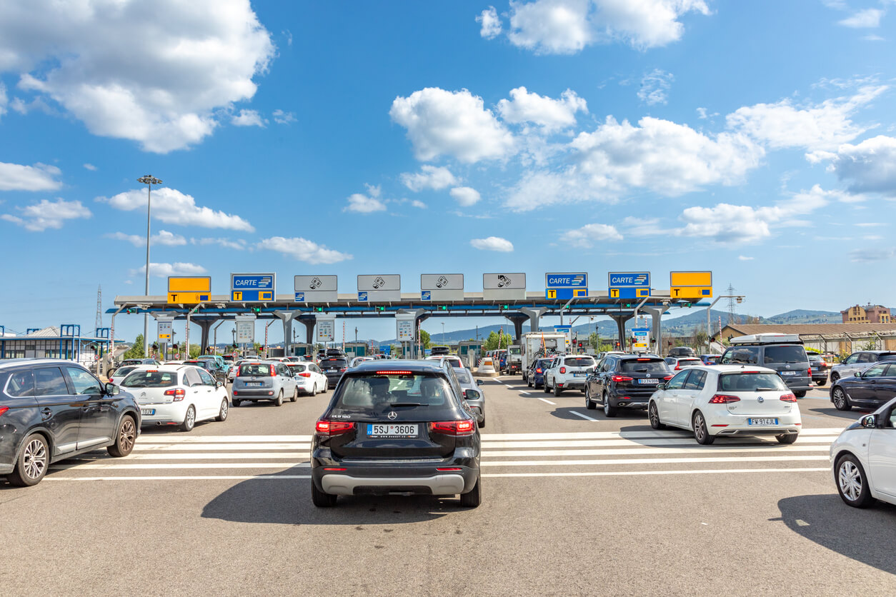 toll road in italy